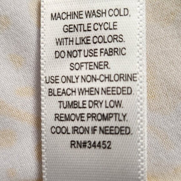 Cuddl Duds 1XP Maxi Dress Yellow Wht Flexwear Jersey Paneled Sleeveless No Belt - Picture 6 of 7